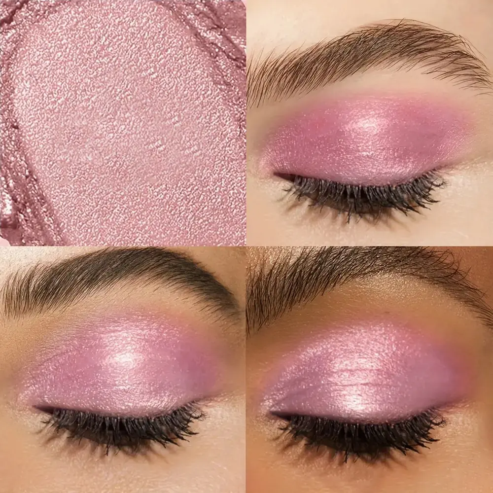 Shimmery Pink Eyeshadow Pencil, Monochrome Highlighting & Brightening Eye Pen, Single Stick, Shimmer Finish Makeup Accessory, Ca