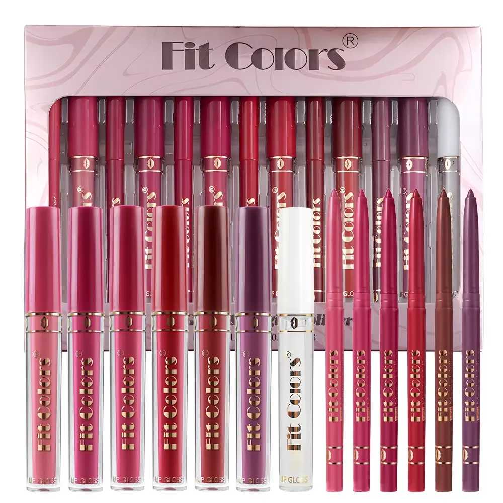 13 Color Rendering Lip Gloss Set Long-Lasting Waterproof And Sweat Resistant Easy To Apply Lip Makeup And Cosmetics