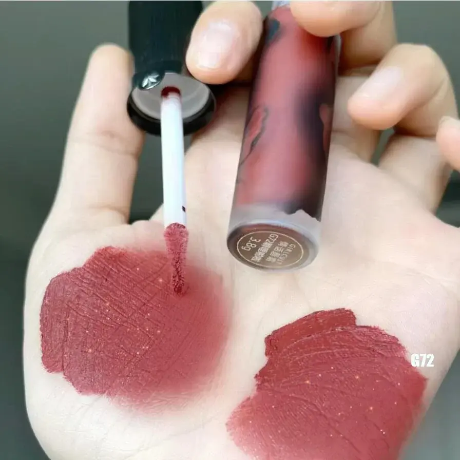 Girlcult Matte Nude Lipstick Velvet Cosmetic Long Lasting Waterproof Non-Stick Cup Lip Glaze Lip Makeup Gift for Girls and Women