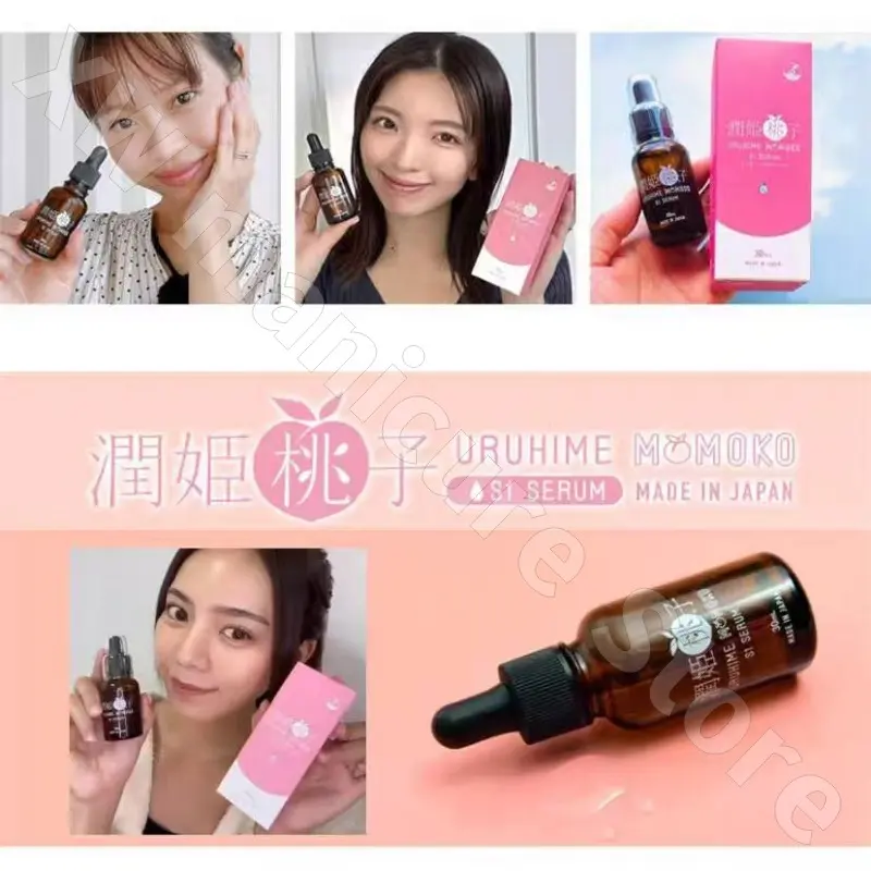 Runji Peach Essence 30ml Moisturizing Moisturizing Brightening Firming Lifting Improving Dullness and Reducing Fine Lines