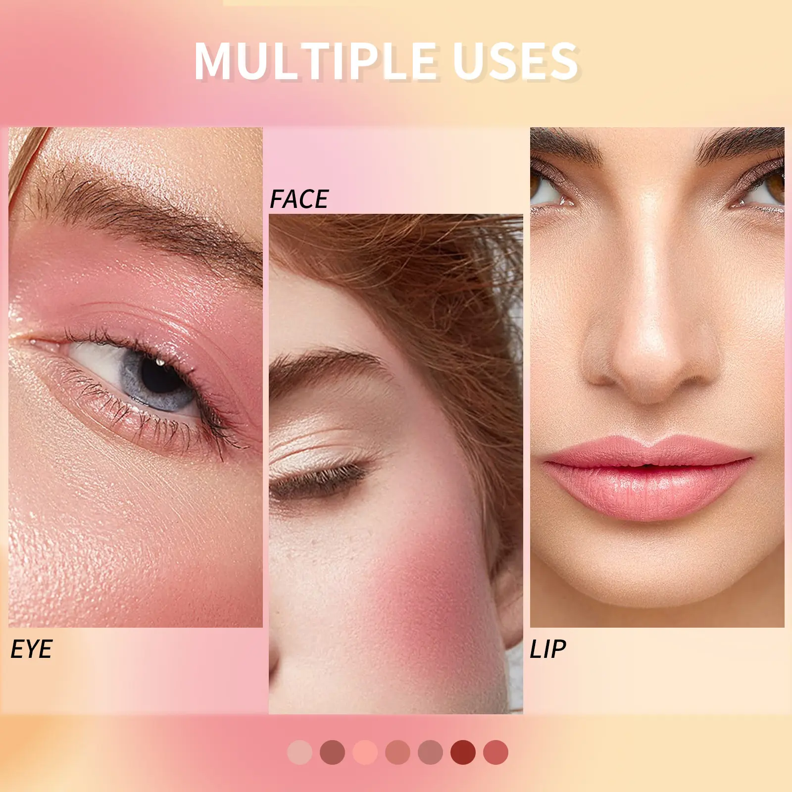 Liquid Contour With Cushion Applicator Highlight Shimmer Natural Soft Moisturizing Cream Liquid Blush For Cheek Cosmetics
