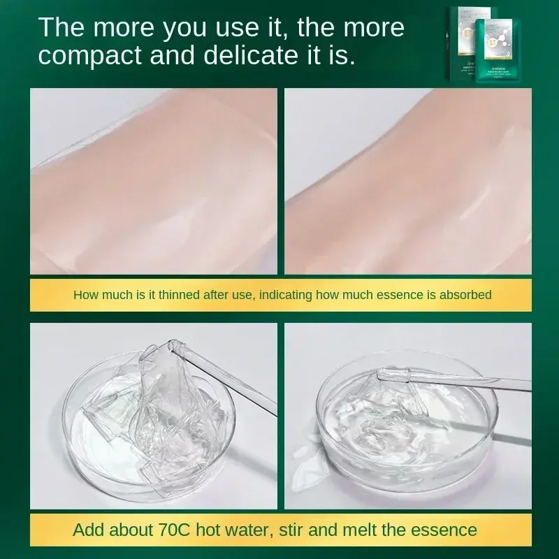 Tiktok Hot Sale Seaweed Collagen Filling Crystal Mask Replenishing Fruit Jelly Skin Transparent Mask Skin Care Masque