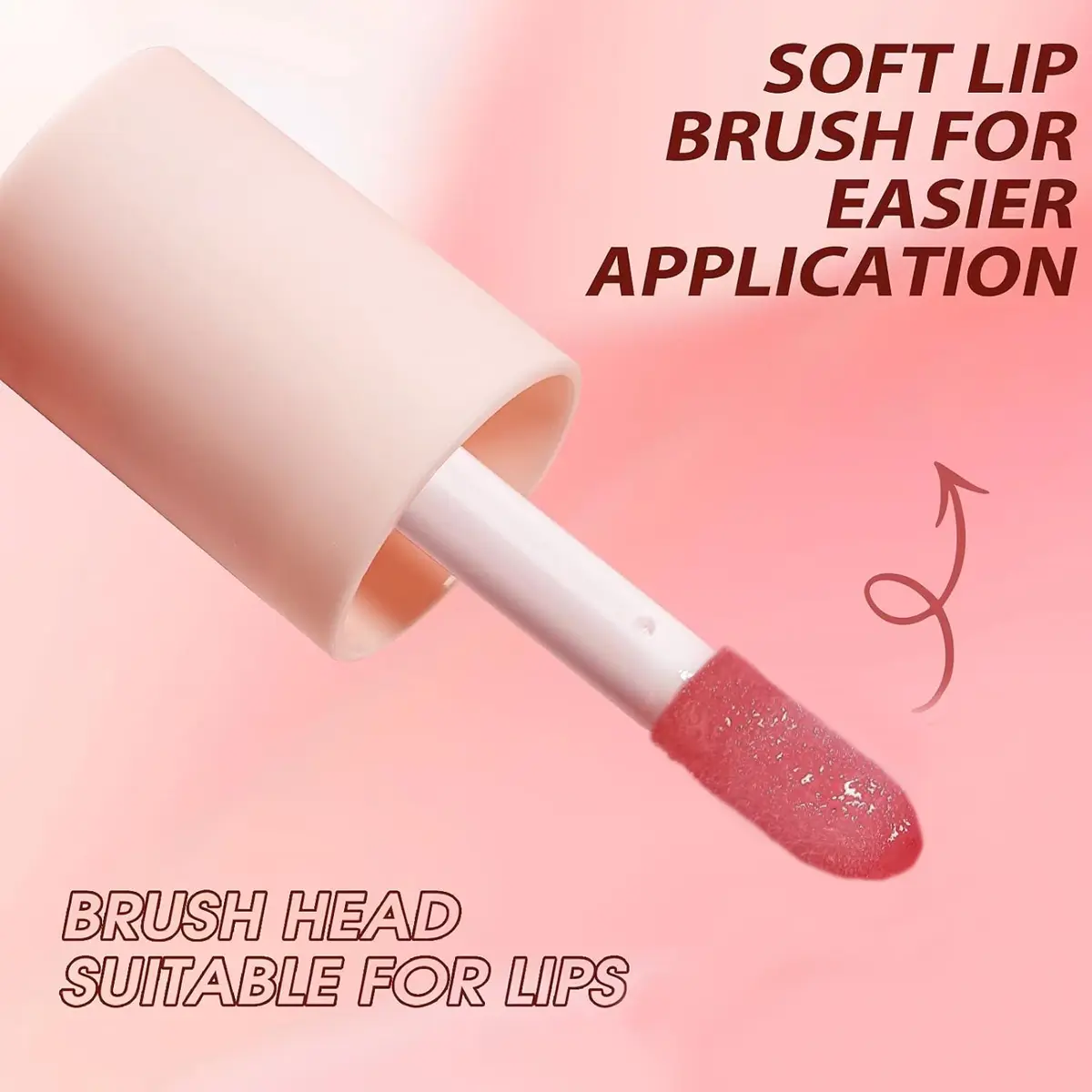 Four color mirror lip gloss lip oil nude brown moisturizing transparent lip makeup cosmetics