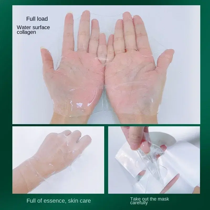 Tiktok Hot Sale Seaweed Collagen Filling Crystal Mask Replenishing Fruit Jelly Skin Transparent Mask Skin Care Masque