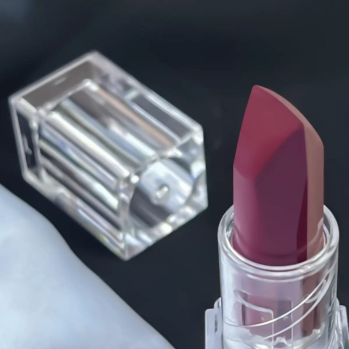2 In 1 Lip Liner & Lipstick,Tapered Sharp End Long-Lasting Waterproof Lipliner,Matte Brown Velvet Lip Lip Combo Pencil Cosmetics