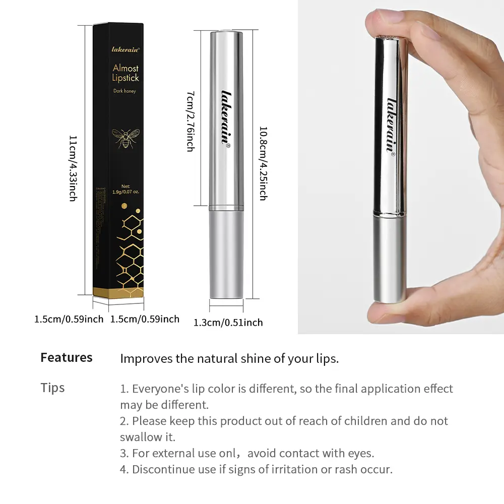 Nourishing Moisturizing Black Brown Honey Lipsticks Lasting Non-stick Cup Tinted Lip Balm Plumper Sexy Daily Lips Care Cosmetics