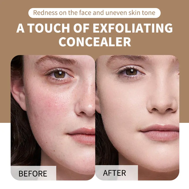Temperature Changing Liquid Foundation Long Lasting Moisturizing High Coverage Concealer Brightens Skin Tone Makeup Cosmetics