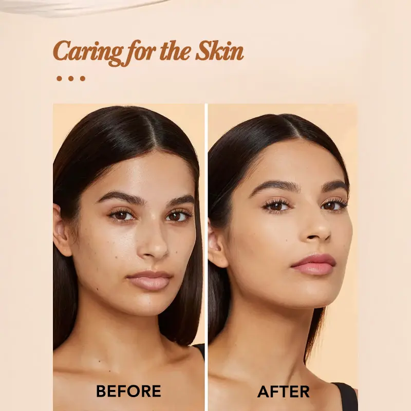 Dark Skin Concealer Liquid Foundation Makeup Waterproof Long Lasting Full Coverage Matte Finish BB Cream For Women Men Cosmetics