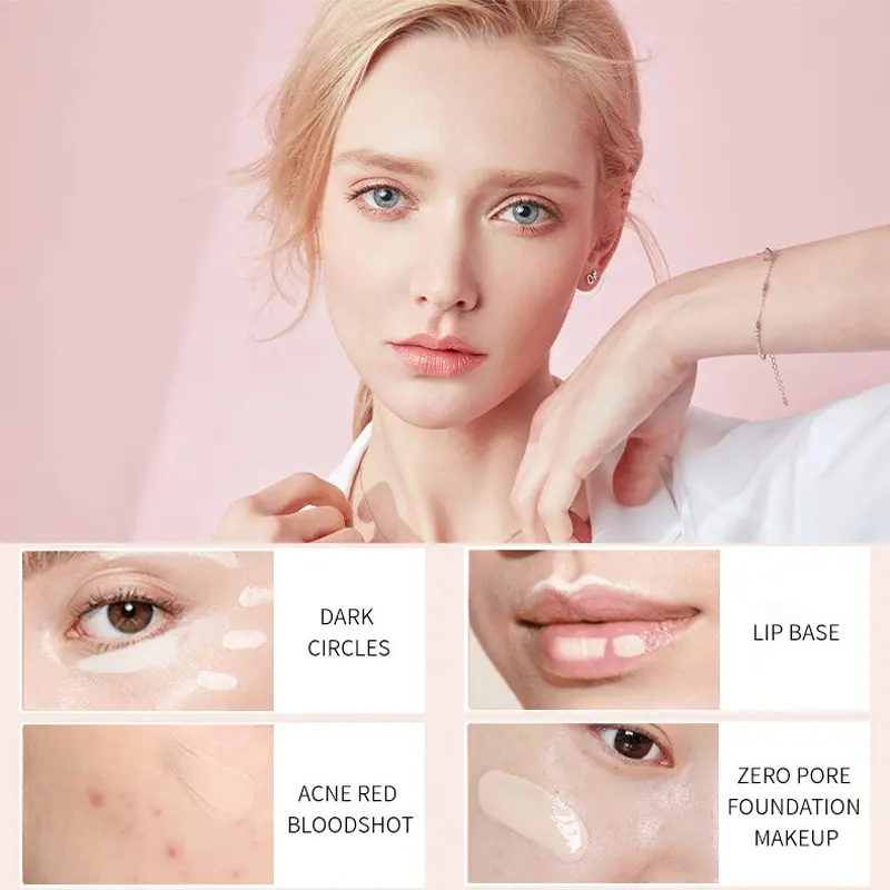 High Coverage 2in1 Liquid Foundation Concealer Cream For Dark Circles Acne Waterproof Long Lasting Natural Makeup Cosmetics