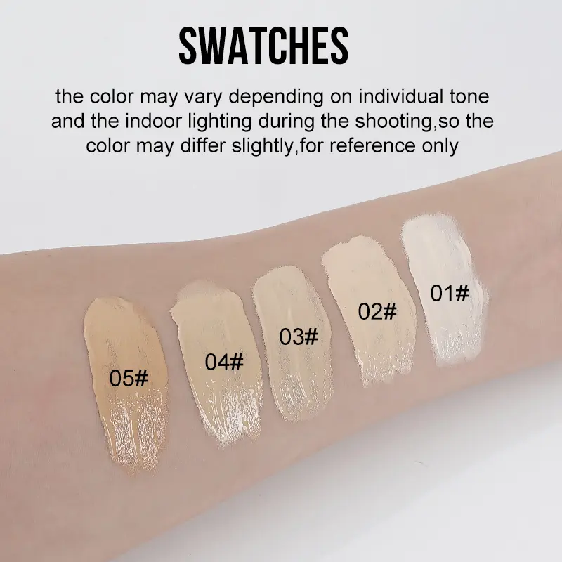 High Coverage 2in1 Liquid Foundation Concealer Cream For Dark Circles Acne Waterproof Long Lasting Natural Makeup Cosmetics