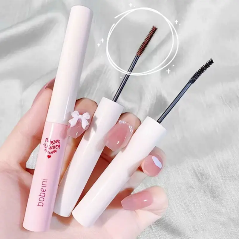 Black Brown Ultra-fine Mascara 3D Lengthens Eyelashes Extra Volume Waterproof Natural Lashes Female Makeup Korean Cosmetics