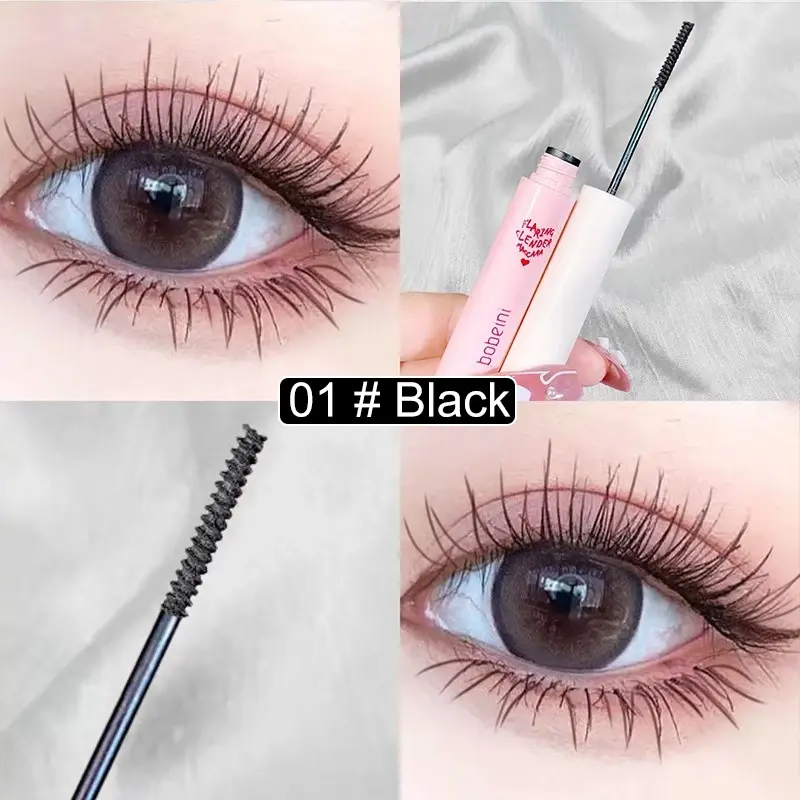 Black Brown Ultra-fine Mascara 3D Lengthens Eyelashes Extra Volume Waterproof Natural Lashes Female Makeup Korean Cosmetics