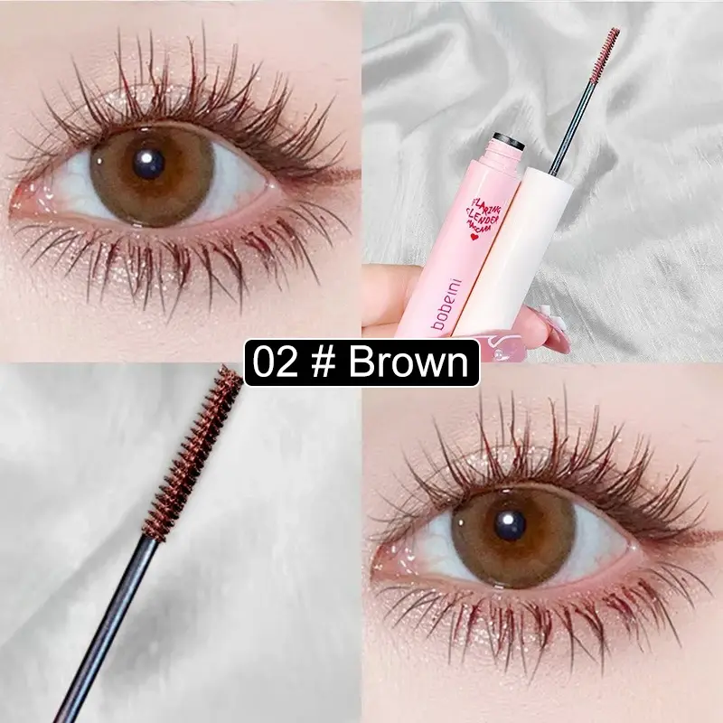 Black Brown Ultra-fine Mascara 3D Lengthens Eyelashes Extra Volume Waterproof Natural Lashes Female Makeup Korean Cosmetics