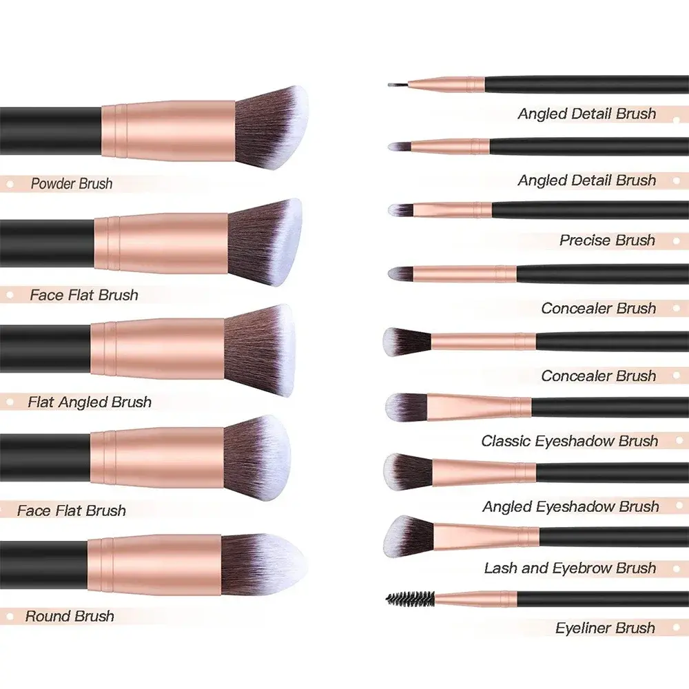 14PCS/Set Makeup Brushes Set Soft Fluffy Foundation Blush Powder Eyeshadow Blending Female Cosmetics Beauty Tool Christmas gift