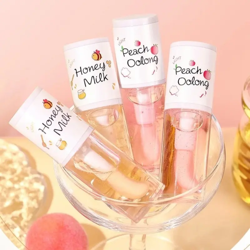 Make Up Korean Beauty Cosmetics Lip Ink Gloss Labial Lips Moisturizer Jelly Lipstick Bright Oil Moisturizing Balm Big Lip Brush