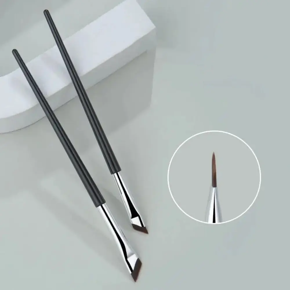 KSHBO Upgrade Blade Eyeliner Brush Ultra Thin Fine Angle Flat Eyebrow Brush Liner Brow Place Makeup Brush Precise Detail Tools