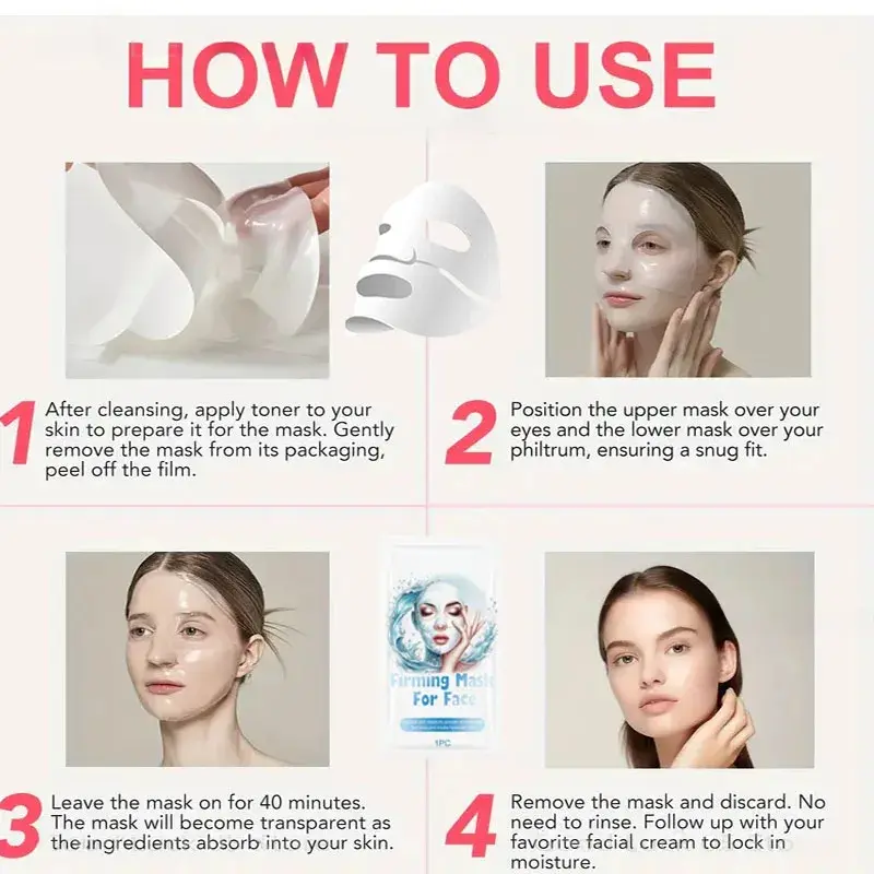 Collagen Face Mask anti Wrinkle Fade face Fine Line Lift Firm Skin Anti-Aging Brighten skin Care Korean Cosmetics