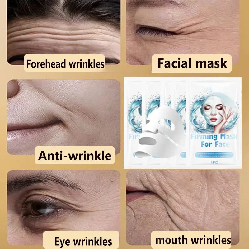 Collagen Face Mask anti Wrinkle Fade face Fine Line Lift Firm Skin Anti-Aging Brighten skin Care Korean Cosmetics