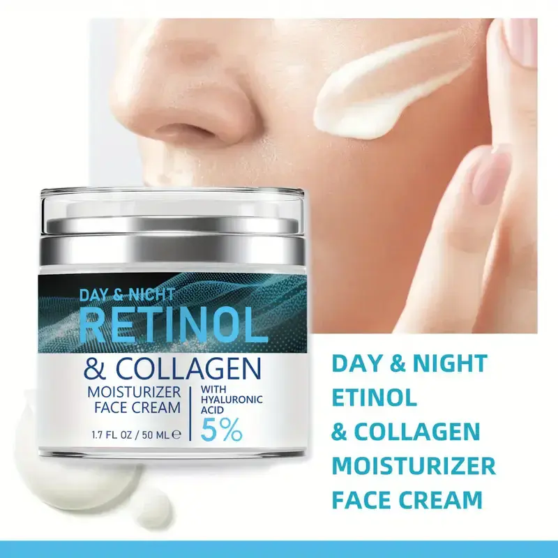 ENVISHA Retinol Collagen Cream Face Skin Care Anti-aging Wrinkle Deep Hydration Moisturizing Skin Health Whitening Exfoliation