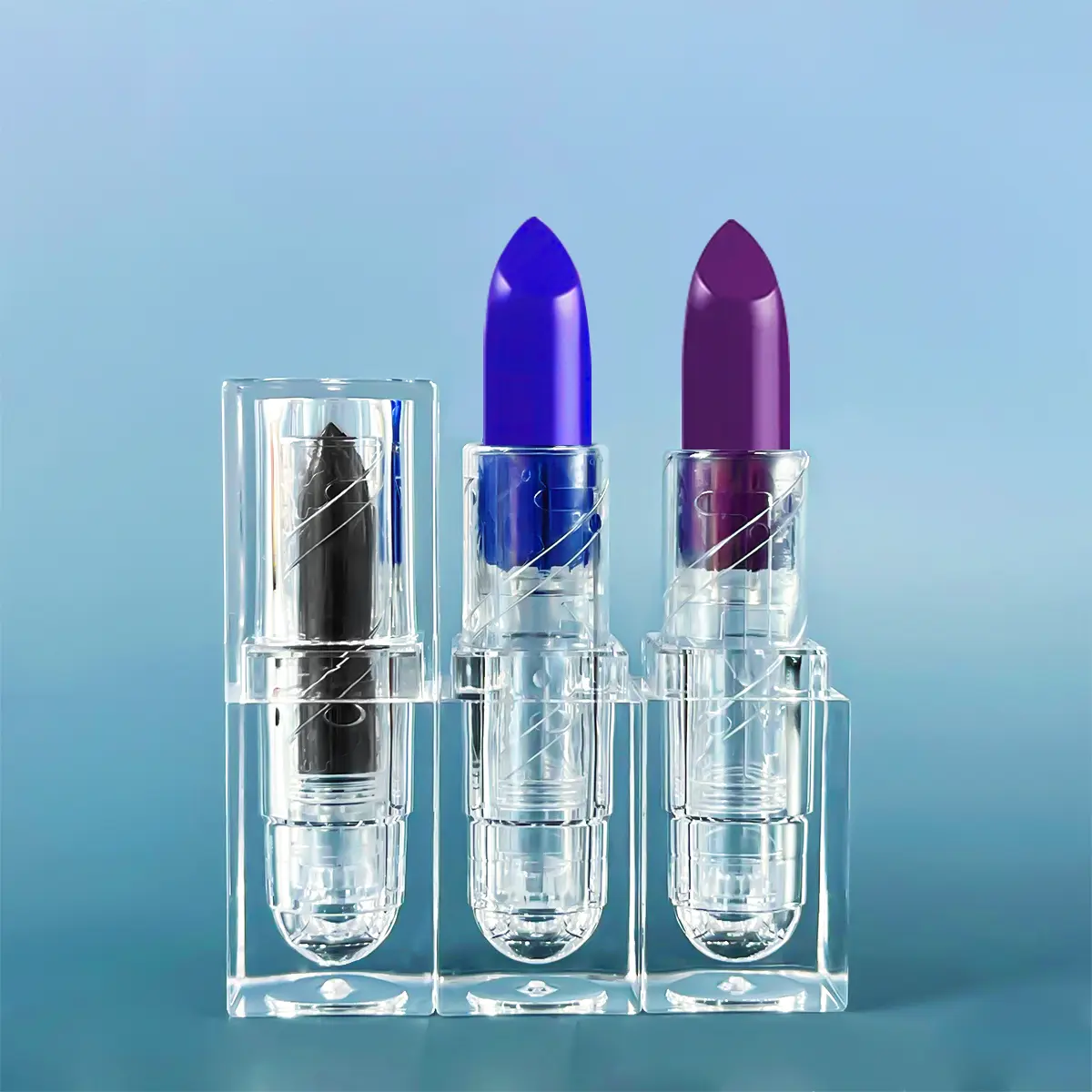 3-piece lip makeup set easy to apply lip gloss matte paste lipstick waterproof long-lasting anti sweat cosmetic lip gloss