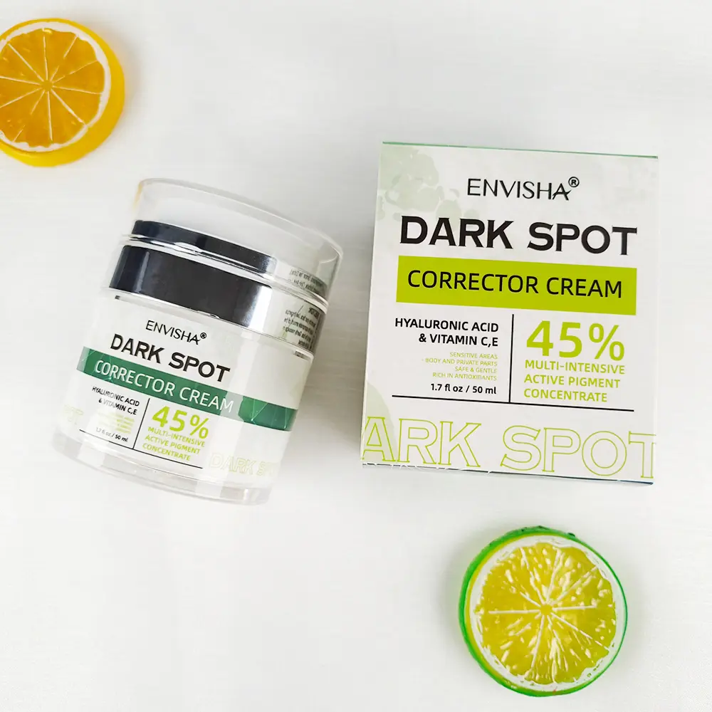 ENVISHA Face Skin Care Whitening Freckle Cream Remove Melasma Dark Spots Melanin Brighten Anti-Aging Lightening Shrink Pores