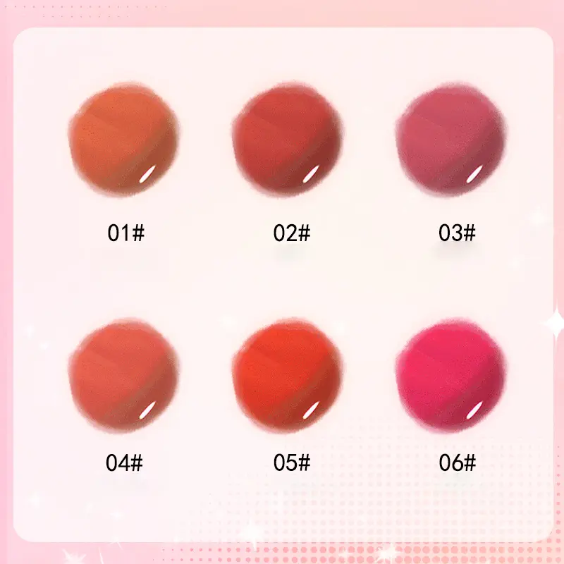 3 - Color Bottle Cute Lip Gloss, Easy - to - Color Lip Gloss, Waterproof and Long - Lasting Lip Makeup Cosmetics