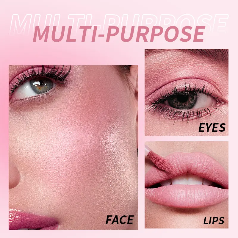 Febble 6 Color Matte Lip Gloss Nude Velvet Liquid Lipstick Multifunctional Long-lasting Lip Cosmetics Suitable for Autumn Winter