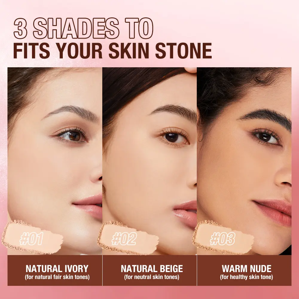 Wholesale O.TWO.O Face Powder 24 Hours Oil-control  Waterproof Matte Face Makeup Cosmetic Setting Compact Powder