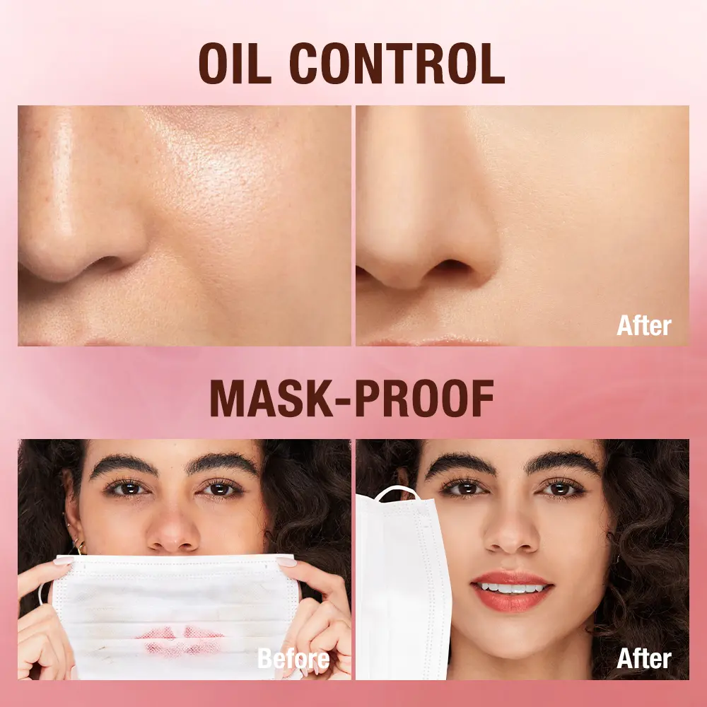 Wholesale O.TWO.O Face Powder 24 Hours Oil-control  Waterproof Matte Face Makeup Cosmetic Setting Compact Powder