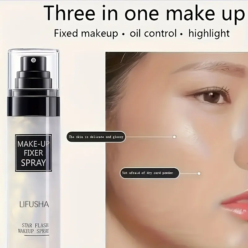 Makeup Fixing Setting Spray Waterproof Sweatproof Long Lasting Oil Control Hydrating Makeup Fixing Setting Spray Cosmetics