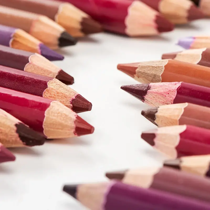 28-Colors Waterproof Lip Liner Matte Nuede Red Long Lasting Makeup Pens Non-stick Cup Lipstick Women Party Makeup Lip Cosmetics