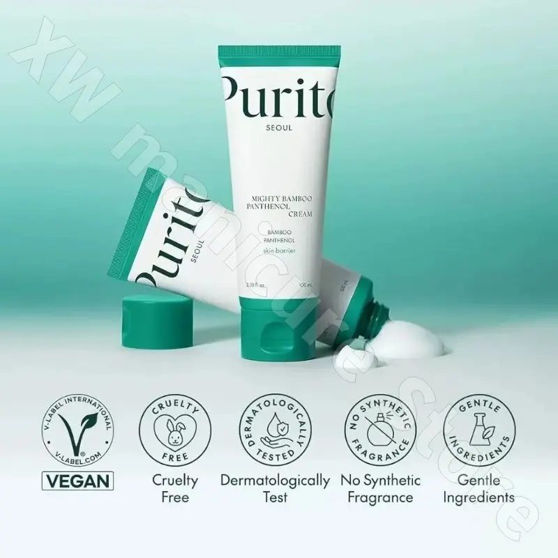 Purito Bamboo Extract Panthenol Intensive Cream Soothing Moisturizing Repair Barrier Centella Assad Facial Care Cream 100ml