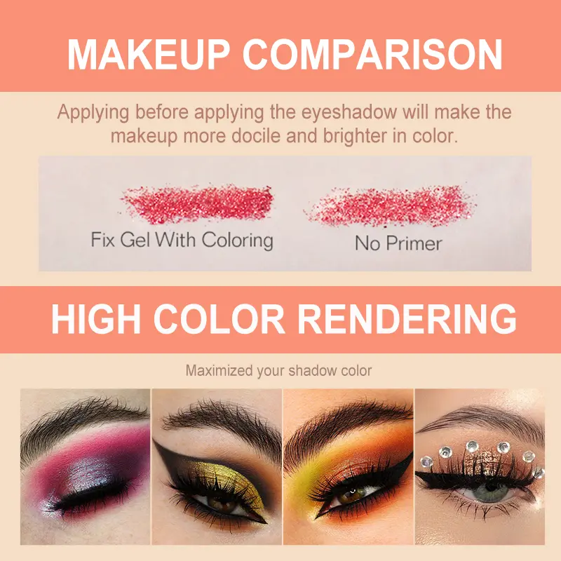 IMAGIC Makeup Eyeshadow Liquid Gel Shimmer Pigment Glitter Glue  Powder Gel Brighten Liquid Eyeshadow Makeup Beauty Cosmetics