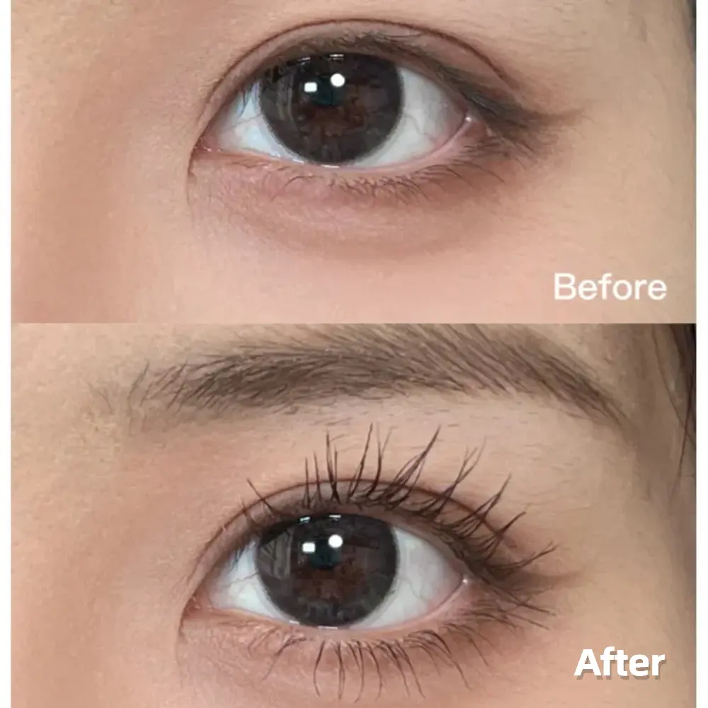Silk Fiber Matte Mascara Makeup Ultra-Fine Brush Lengthens Eyelashes Waterproof Fast Dry Brown Black Curling Mascara Cosmetics