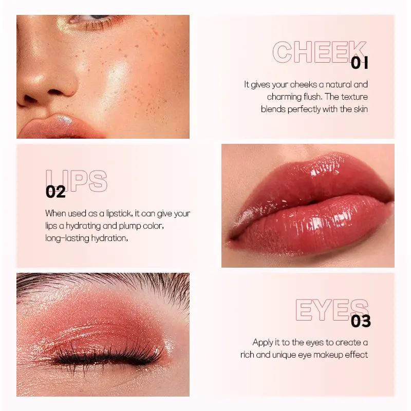 Pudaier highlighter stick, pearlescent highlighter cream brightens the skin tone, easy for beginners to use, suitable for Valent