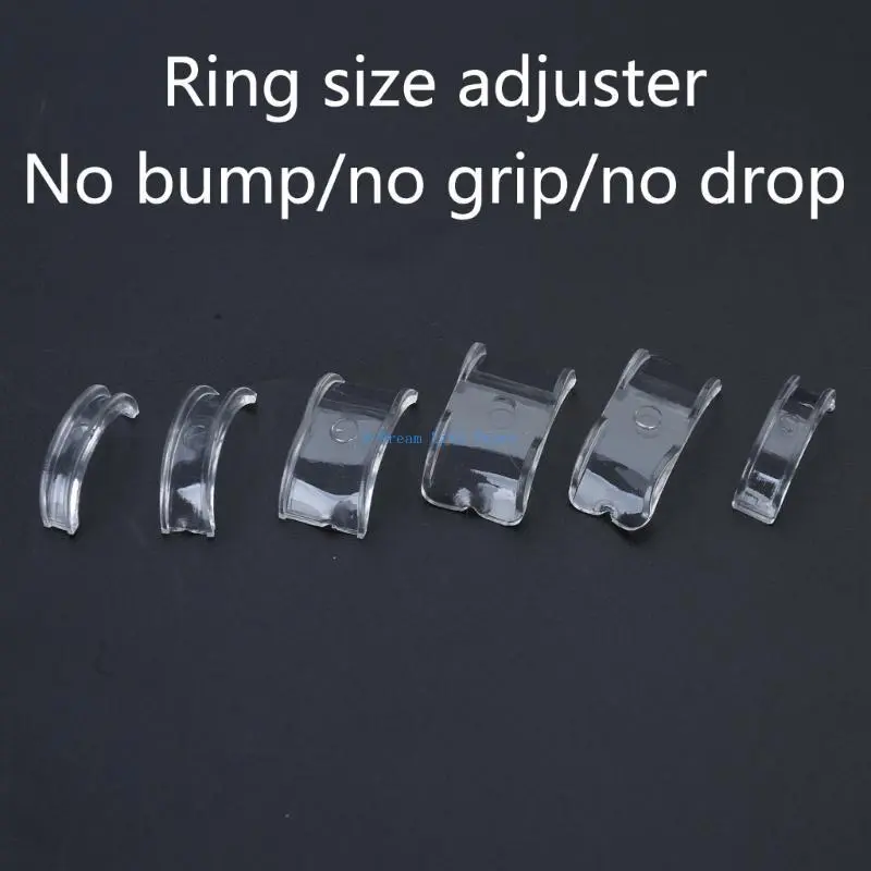 D7WB Silicone Waterproof Ring Size Fitter Invisible Adjuster for Various Ring Types