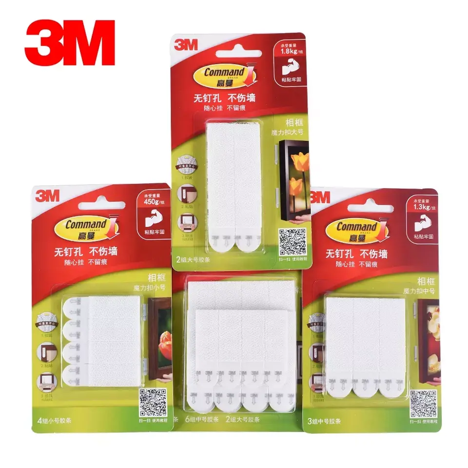 3M Command strips Damage Free Hanging Picture Hangers, Command Indoor Picture Hanging StripsGreat for Home Decor