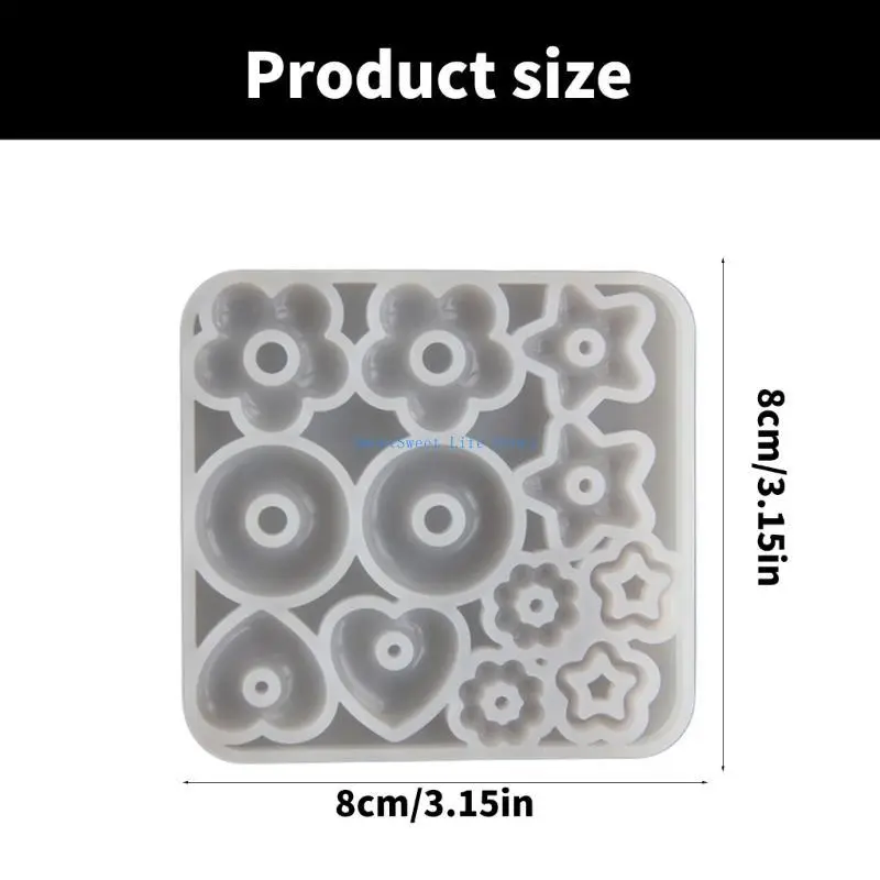 D5QB Jewelry Making Tool Earring Molds Suitable for Making Earring and Pendants