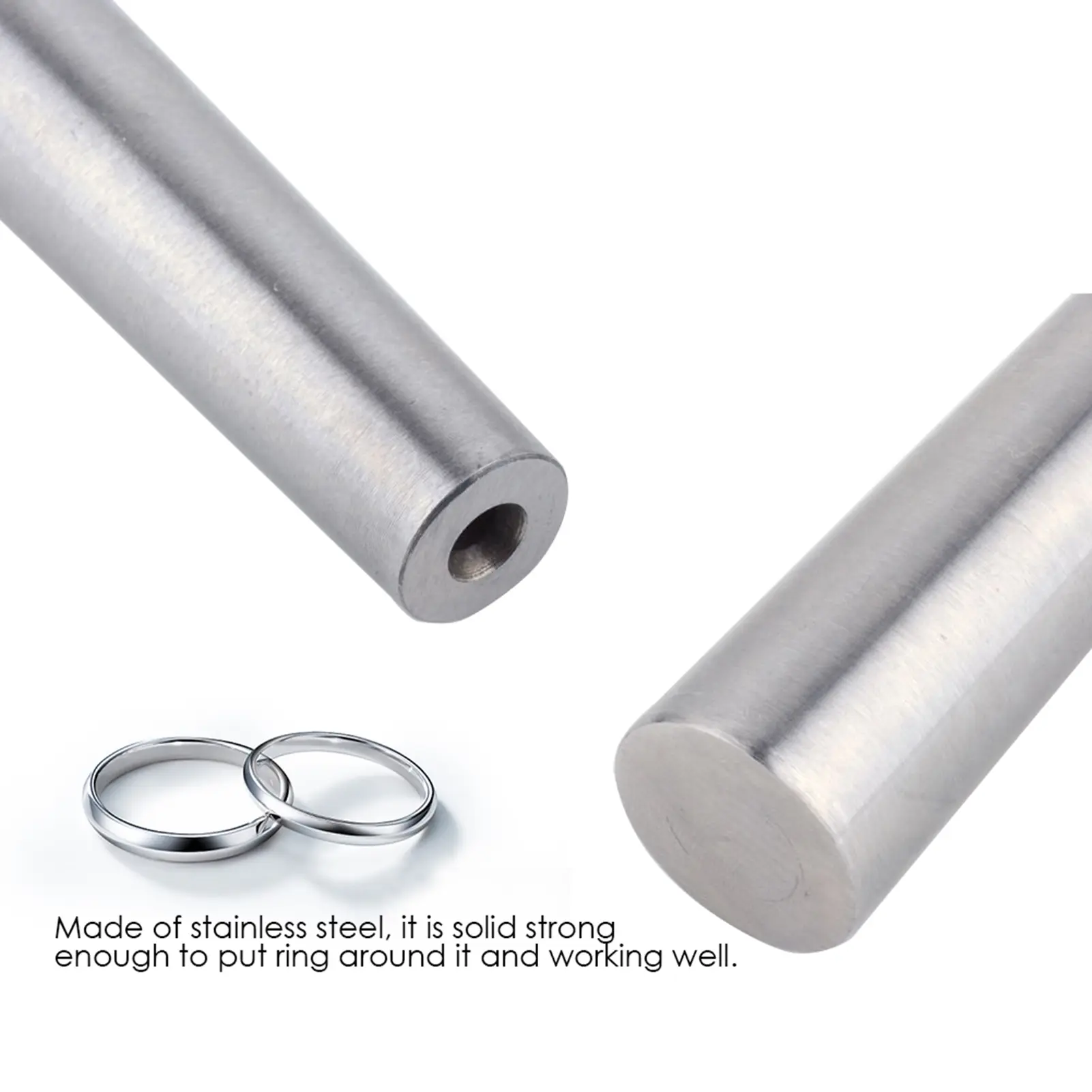 Stainless Steel Ring Enlarger Stick Mandrel Sizer Tool for Jewelry Making Ring Forming DIY Practical Jewellery Ring Size Enlarge