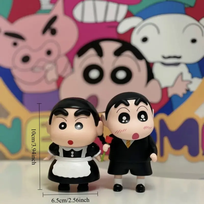 Couple Crayon10CM Desktop Ornament Creative Decoration Living Room Tv Cabinet New Home Housewarming Decoration Gift