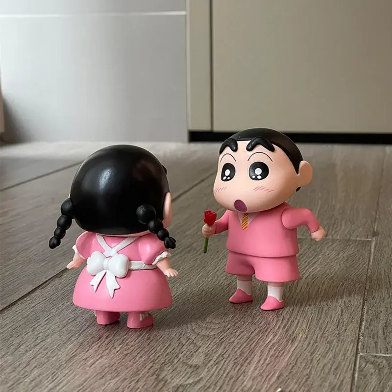 Couple Crayon10CM Desktop Ornament Creative Decoration Living Room Tv Cabinet New Home Housewarming Decoration Gift