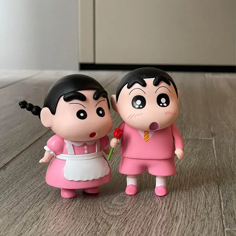 Couple Crayon10CM Desktop Ornament Creative Decoration Living Room Tv Cabinet New Home Housewarming Decoration Gift