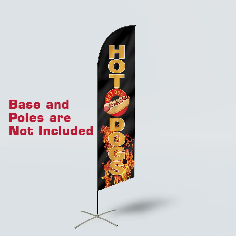 Hot Selling Hot Dogs Banner Flag Advertising