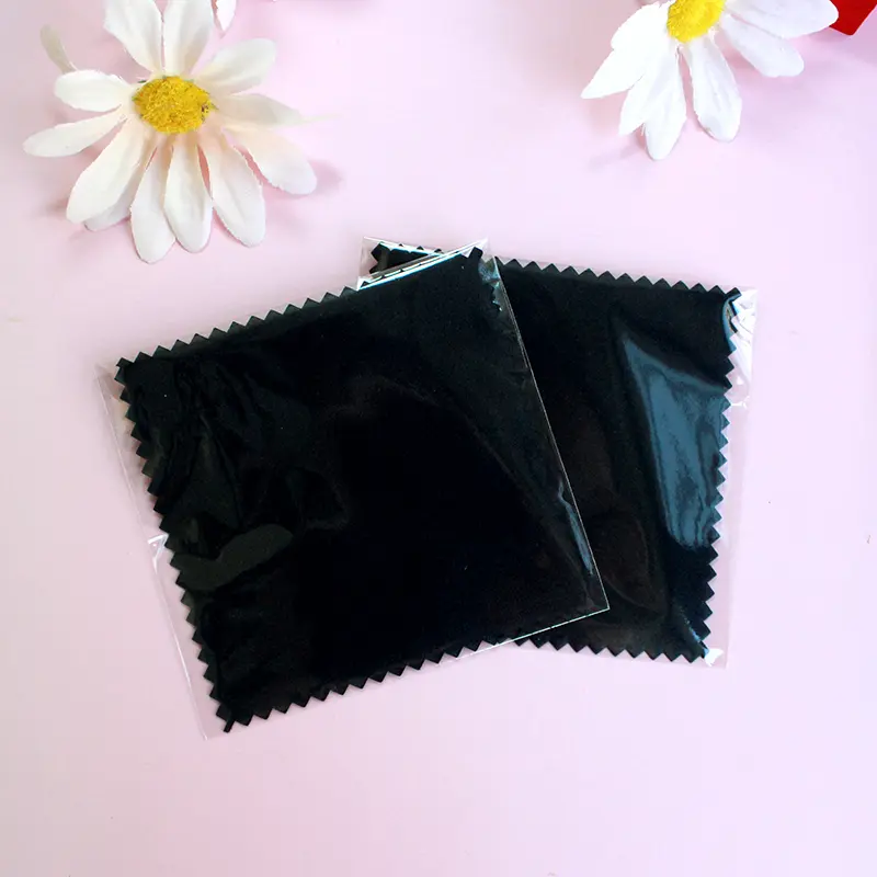 50/10 pcs 8x8cm Silver Polishing Cloth Jewelry Cleaning Anti Tarnish Reusable Soft Wiping Cloth Keep Jewelry Shining Tools