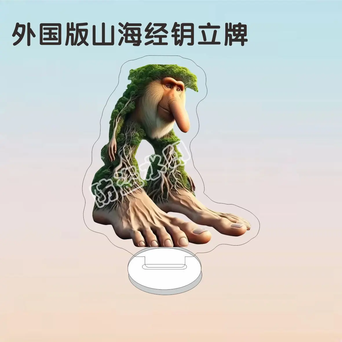 5cm Italian Brainrot Series Figures Model AI Animals Acrylic Standing Sign Tung Tung Sahur Desk Decoration Ornaments Funny Gift
