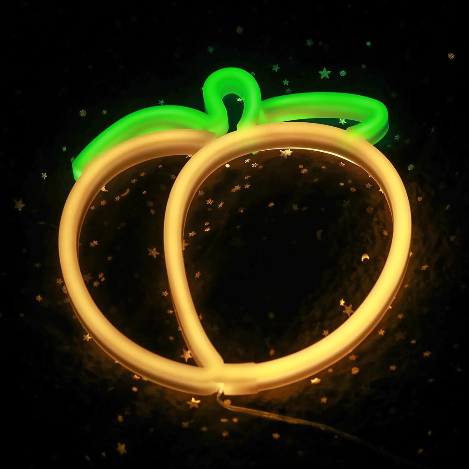 Fruit Peach Neon Sign LED Neon Sign for Wall Decoration with USB Dimmable Neon Sign for Different Occasions Like Bar Party