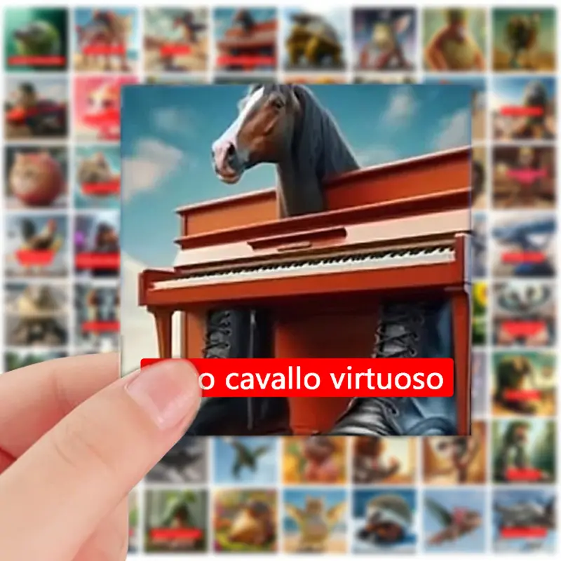 72 Stickers Tung Tung Tung Sahur Phone Stickers Tralalero Tralala Phone Stickers Home Decoration Wall Stickers Mobile Decoration