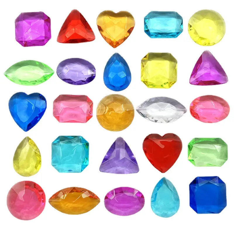Treasure Hunt Pretend Toys For Kids  8CM Big Size Diamond Gems Boys Girls Aldult Pirate Party Favors Super Surprise Gift