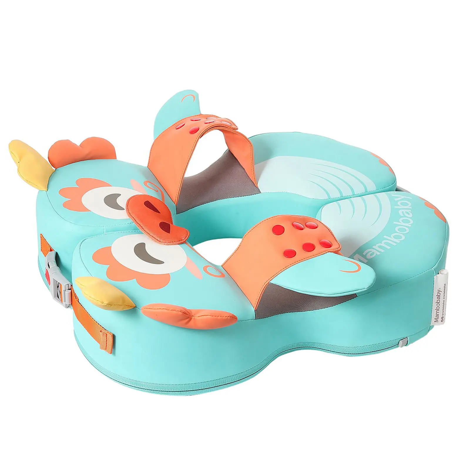 Mambobaby Swimming Ring Baby Non-inflatable Baby Swim Float for 3-72 Months Baby Boys Girls Waterproof Kids Swim Trainer