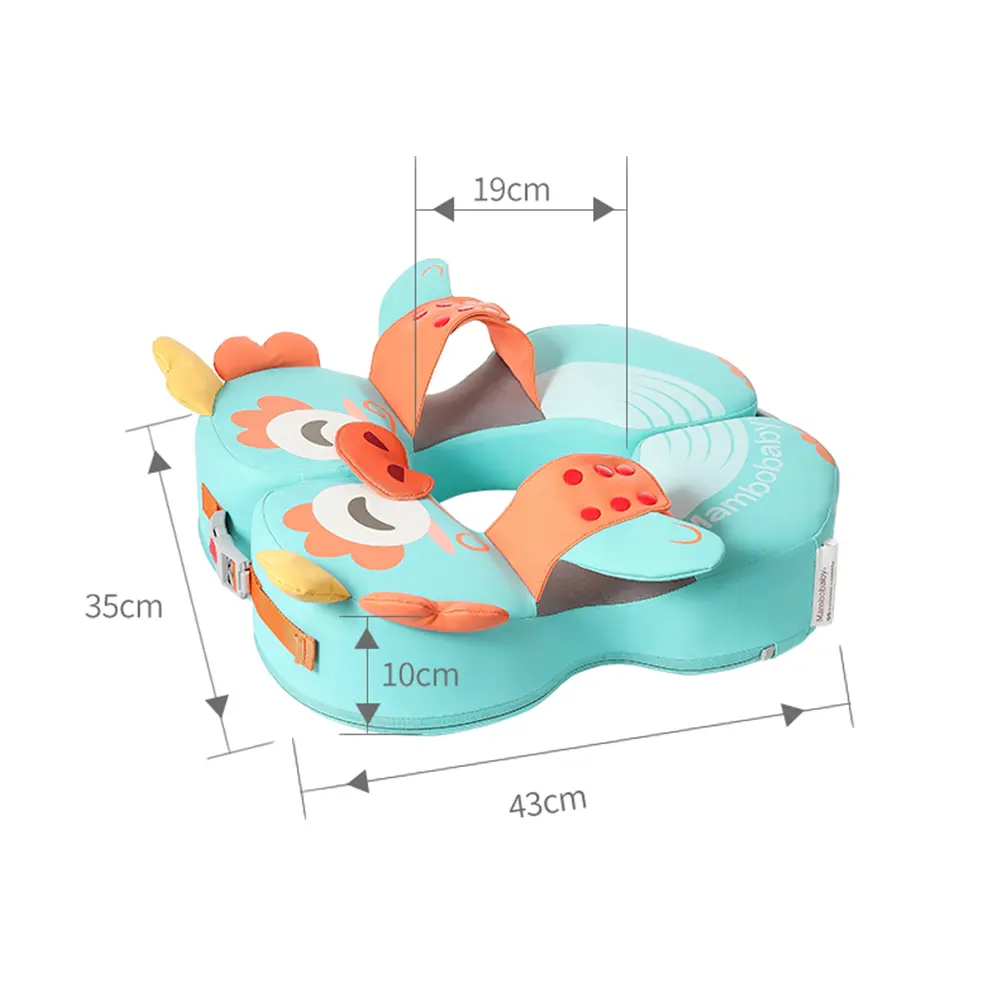 Mambobaby Swimming Ring Baby Non-inflatable Baby Swim Float for 3-72 Months Baby Boys Girls Waterproof Kids Swim Trainer